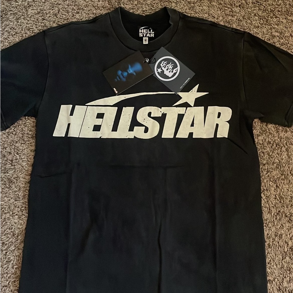 Black Hellstar Logo T-Shirt